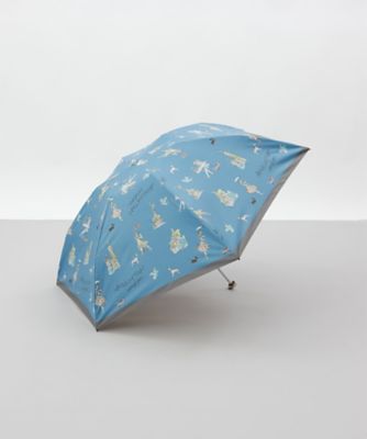 晴雨兼用折りたたみ傘 ガールプリント 1AQ 27776 | Aquascutum